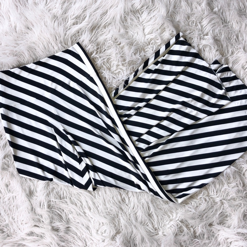 Wide Leg Striped Elephants Pants